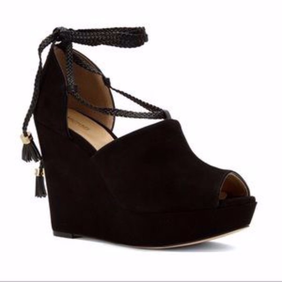 Michael Kors Shoes - Michael Kors Hastings Suede Wedges